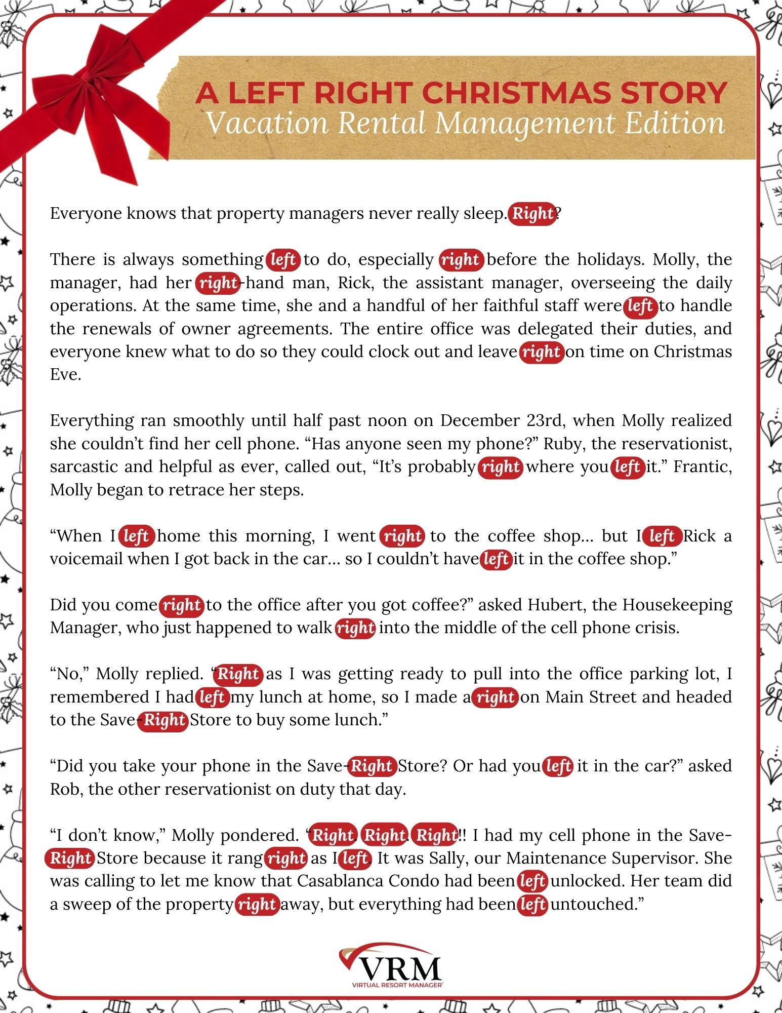 Free Printable Left Right Christmas Game, Vacation Rental in Left Right Game Christmas Story Funny Free Printable