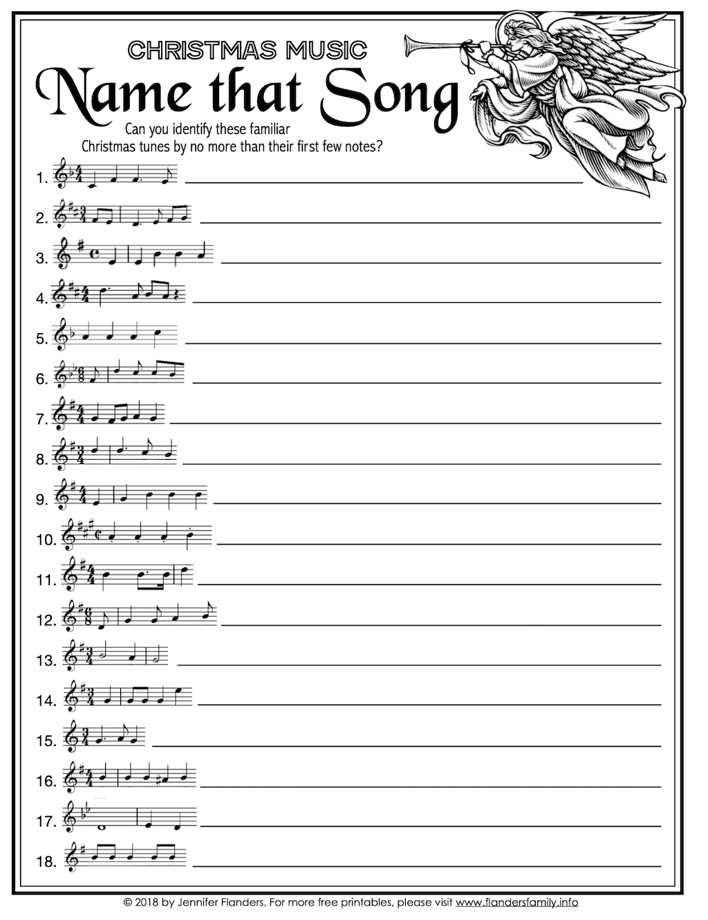 Free Printable Name That Song Christmas Game - Worksheets Library inside Name That Christmas Song Printable Game