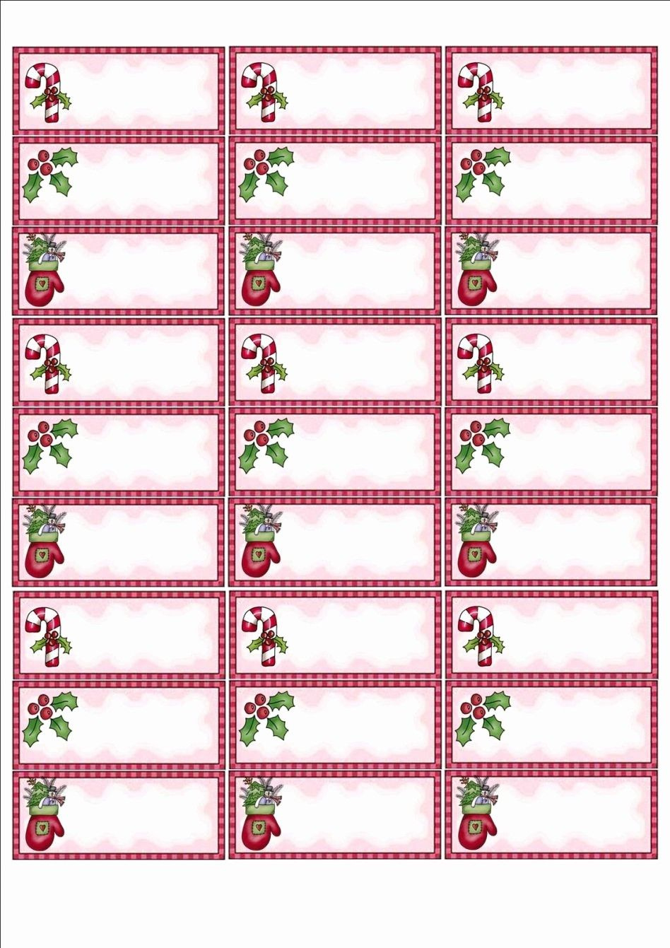 Free Printable Return Address Labels Christmas, Download Free throughout Free Printable Christmas Return Address Labels
