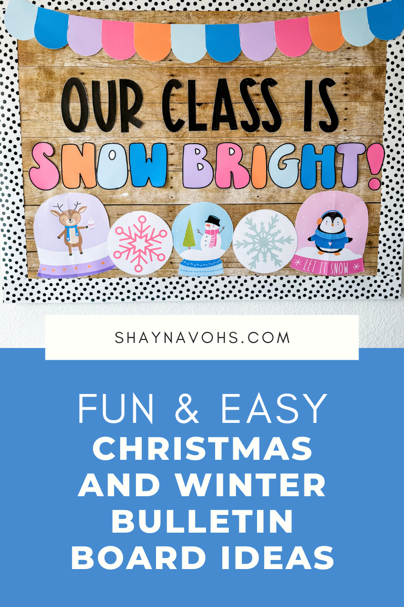 Fun And Easy Christmas And Winter Bulletin Board Ideas - Shayna Vohs within Printable Christmas Bulletin Boards
