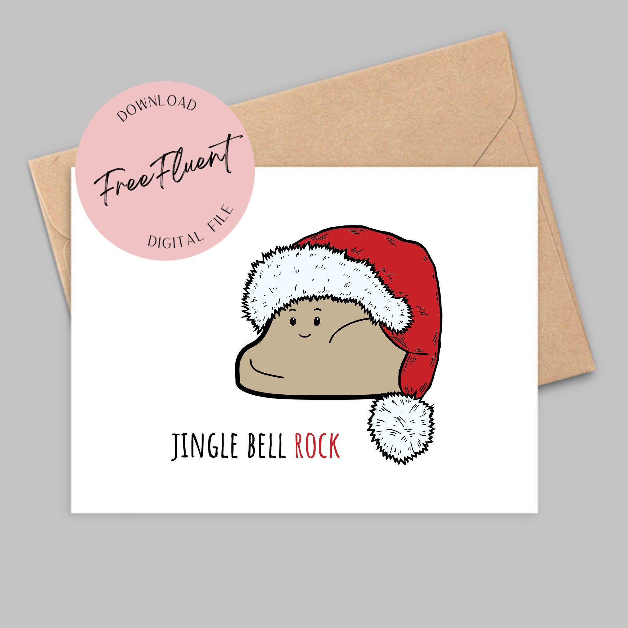 Funny Christmas Card Printable, Christmas Greeting Card, Digital pertaining to Free Funny Printable Christmas Card
