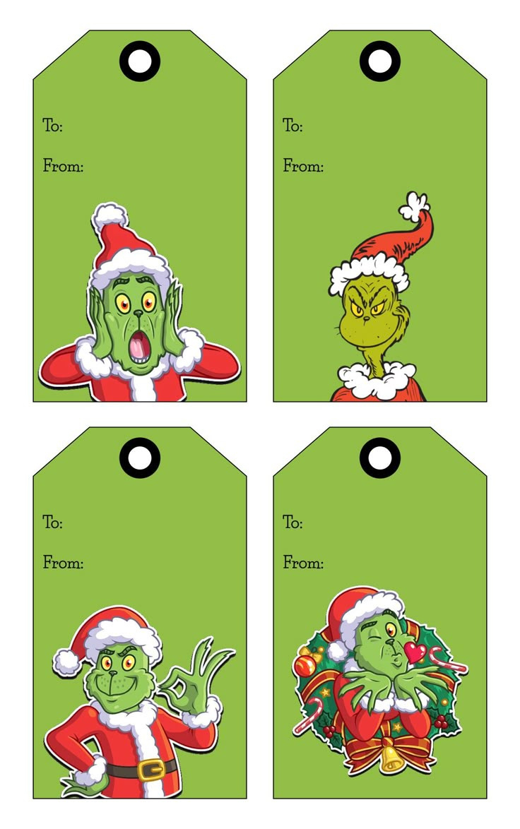 Grinch Pills Tags - 10 Free Pdf Printables | Printablee regarding Grinch Christmas Tags Printable