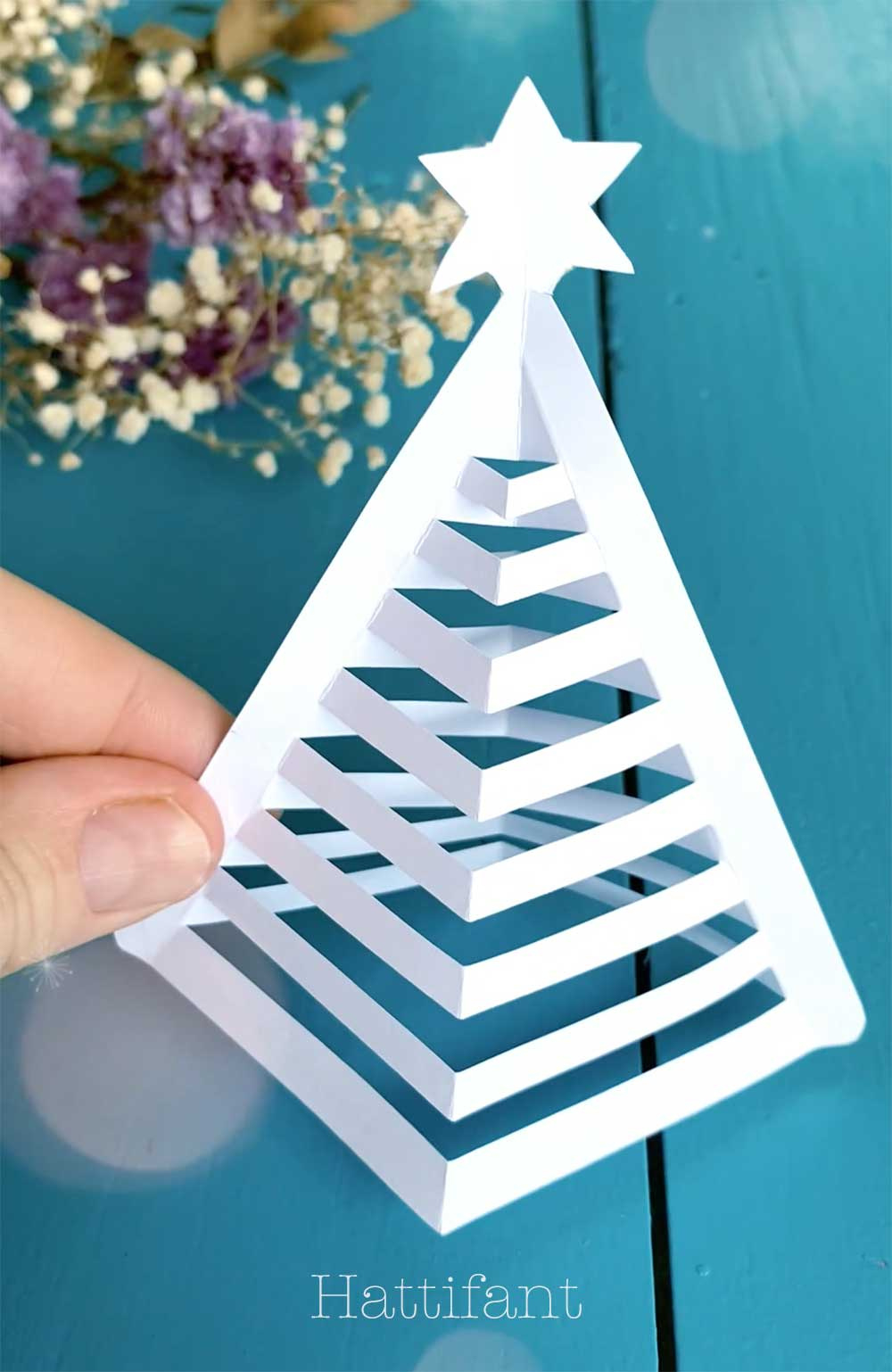 Hattifant&amp;#039;S 3D Paper Christmas Trees - Hattifant throughout Christmas Tree Paper Craft Printable