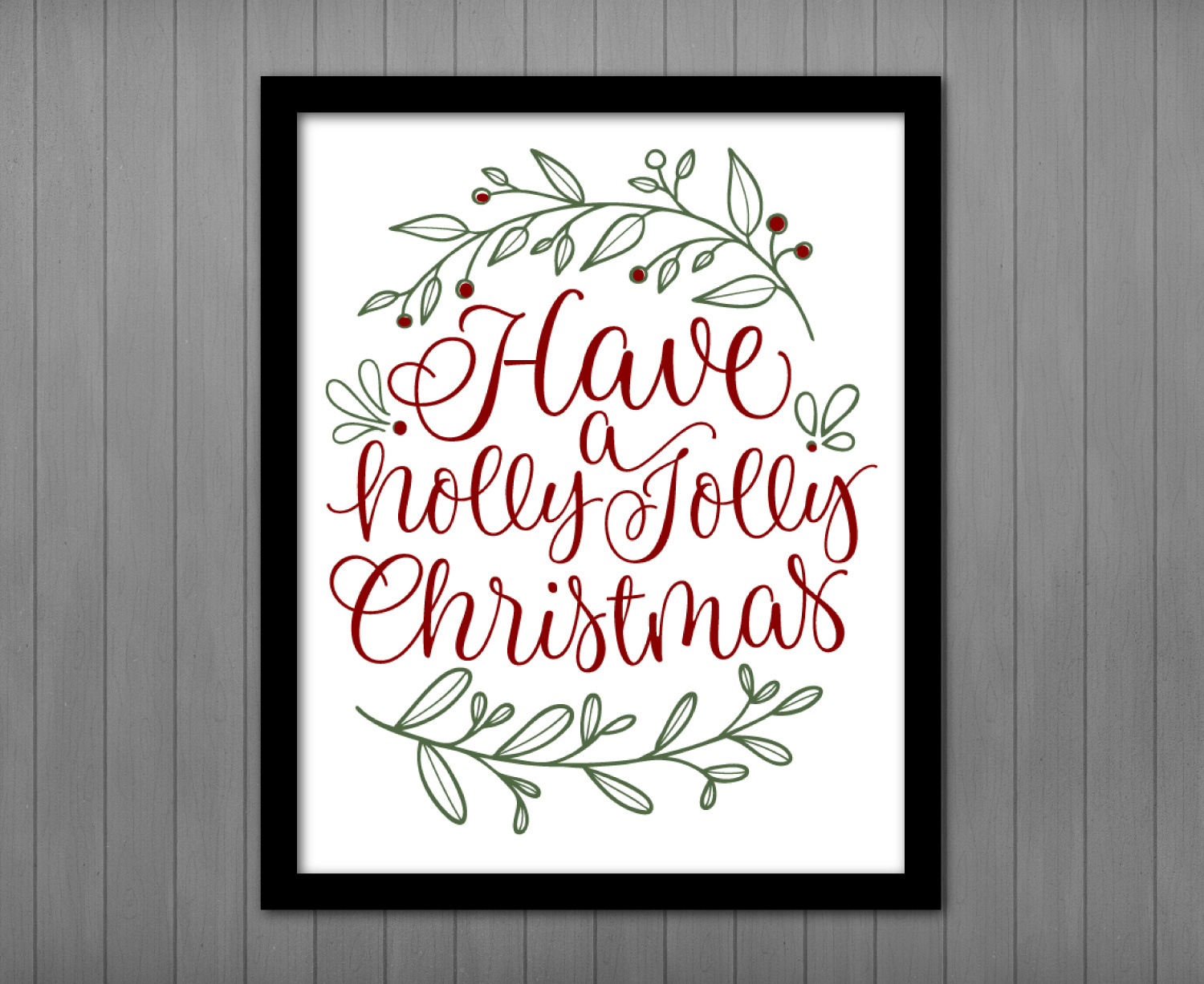Have A Holly Jolly Christmas Printable • Printablescottonwood intended for Have A Holly Jolly Christmas Printable