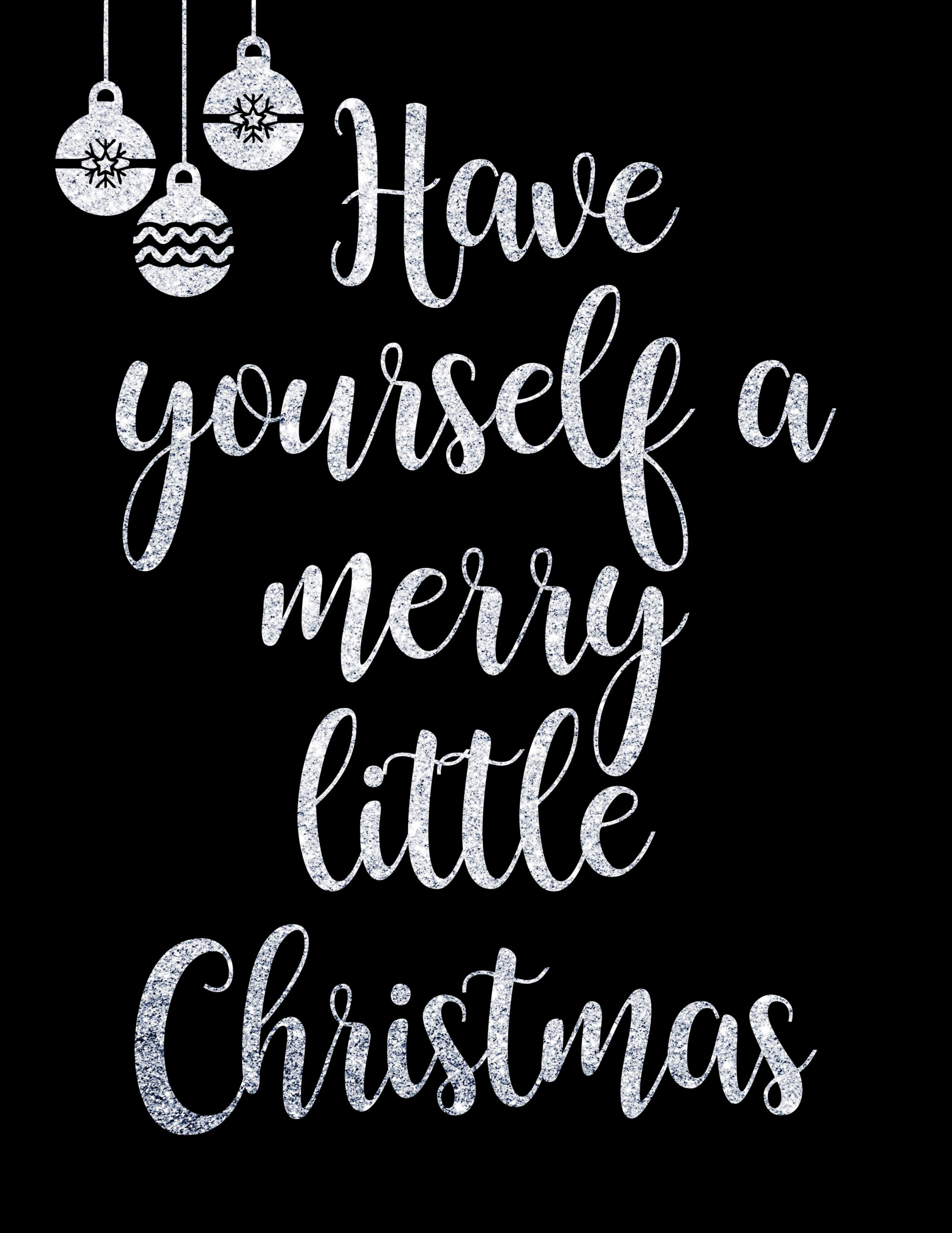 Have Yourself A Merry Little Christmas Print – The Idea Door throughout Free Printable Have Yourself A Merry Little Christmas