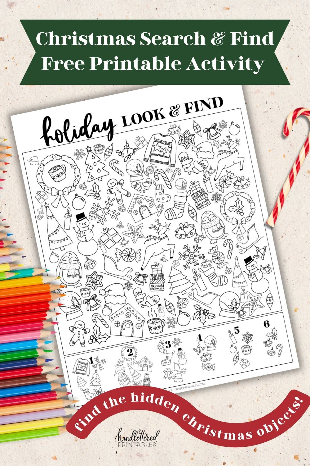 Holiday Look + Find | Find The Hidden Christmas Objects Printable with Free Printable Christmas Hidden Object Games