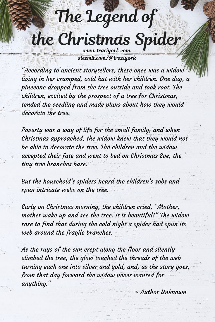 Legend Of The Christmas Spider with regard to Free Printable Christmas Spider Story Printable