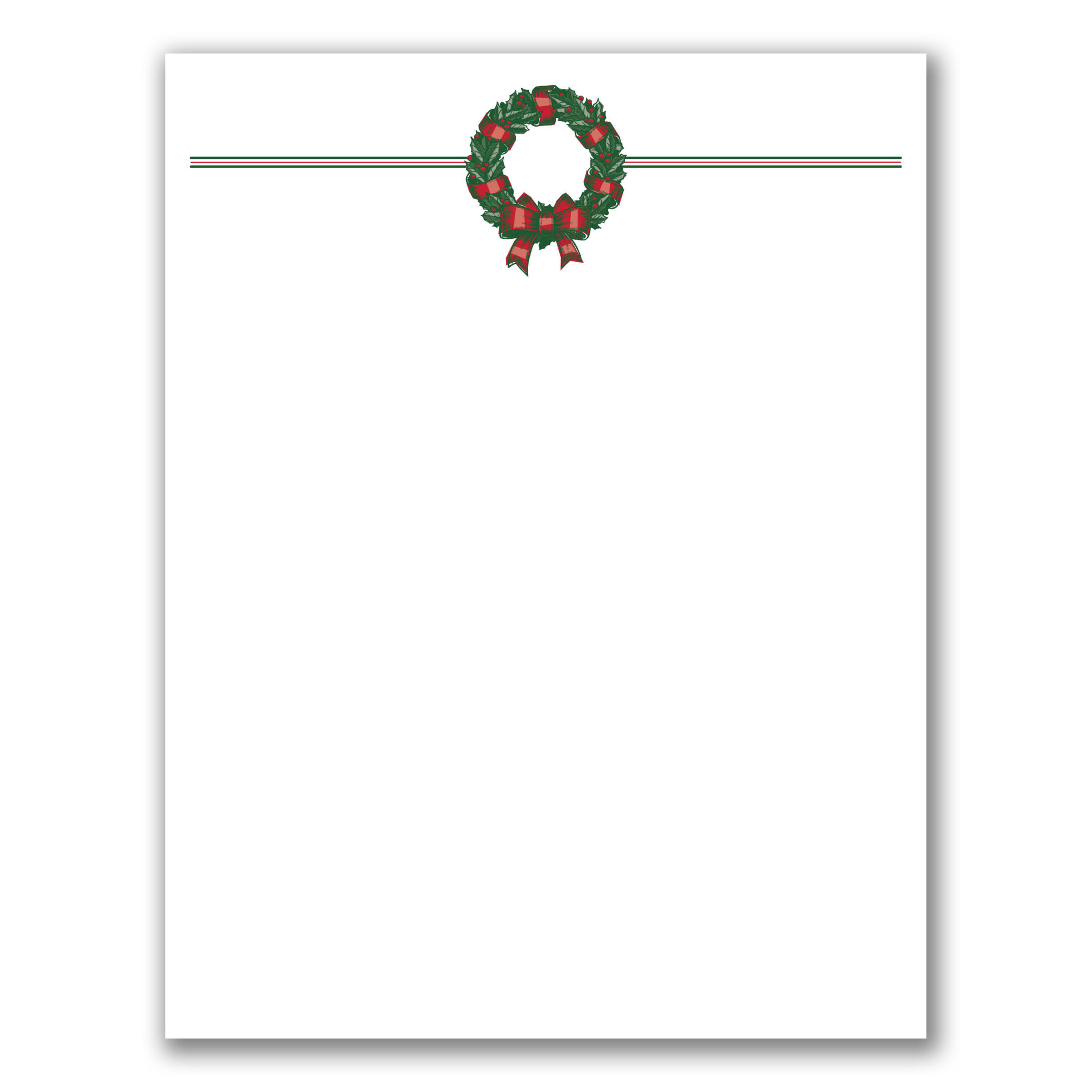 Lthd-5 Personalized Christmas Stationery - Copycat Printing for Free Printable Christmas Letterhead Paper
