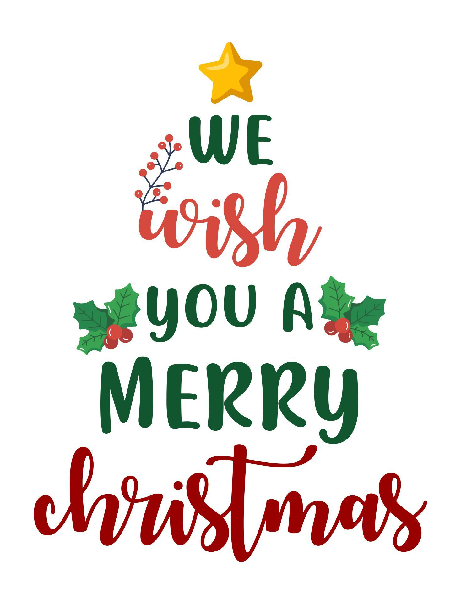 Merry Christmas Stencil - 15 Free Pdf Printables | Printablee with regard to Free Printable Merry Christmas Stencils