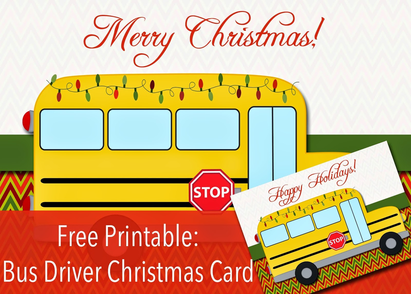 My Fashionable Designs: Free Printable: Bus Driver Christmas Or throughout Free Printable Bus Driver Christmas Card
