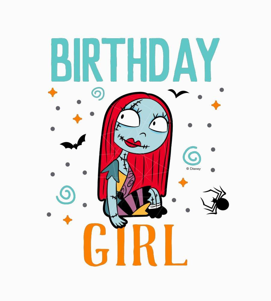 Nightmare Before Christmas - Birthday Girl Png Free Download with Nightmare Before Christmas Birthday Card Printable