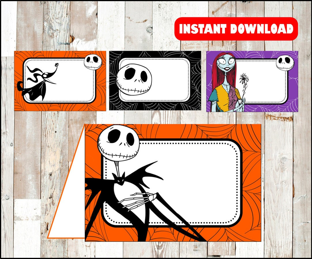 Nightmare Before Christmas Food Labels, Nightmare Before Christmas intended for Nightmare Before Christmas Labels Printable