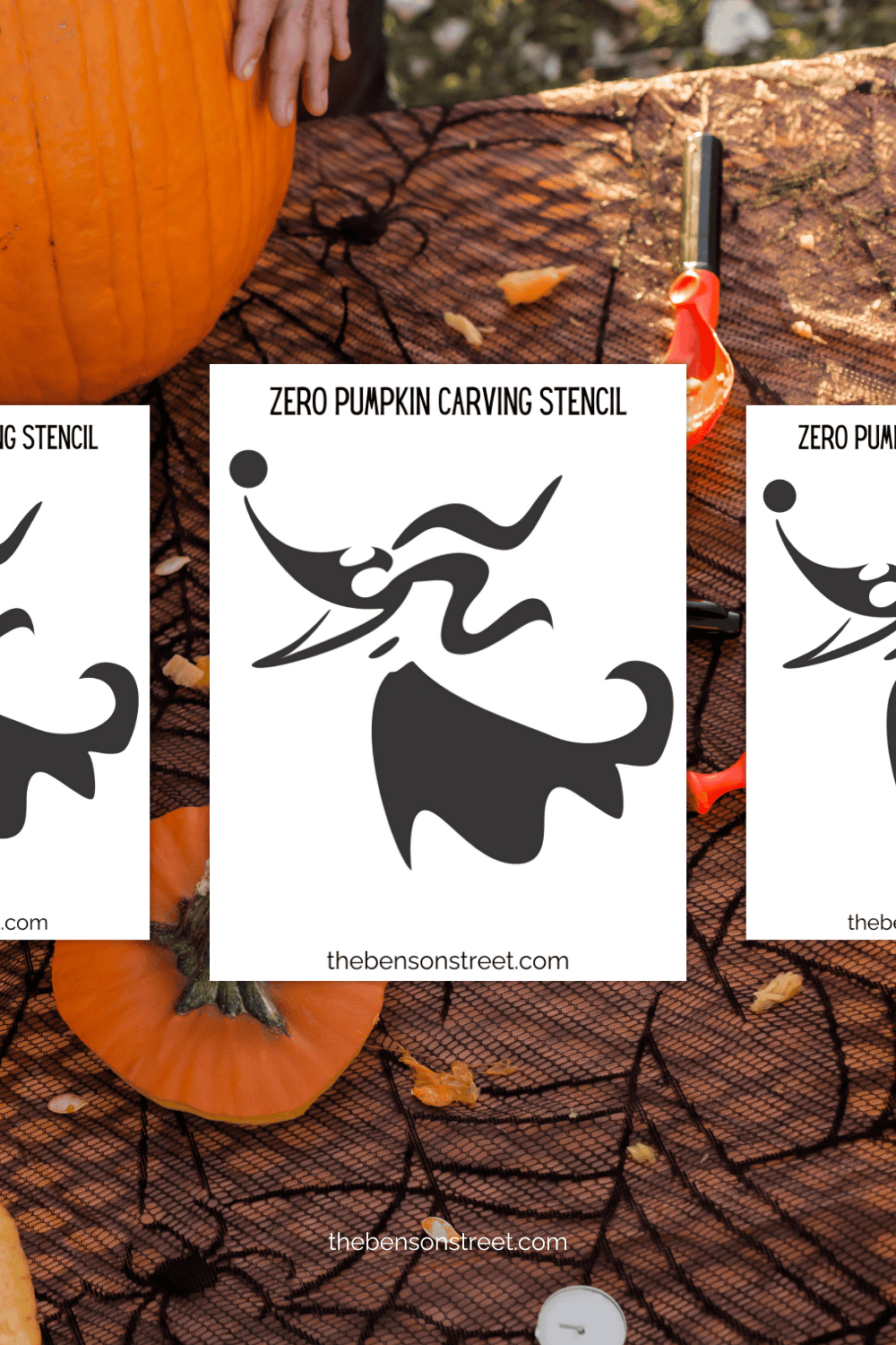 Nightmare Before Christmas Zero Pumpkin Stencil Printable - The regarding Nightmare Before Christmas Pumpkin Carving Stencils Printable