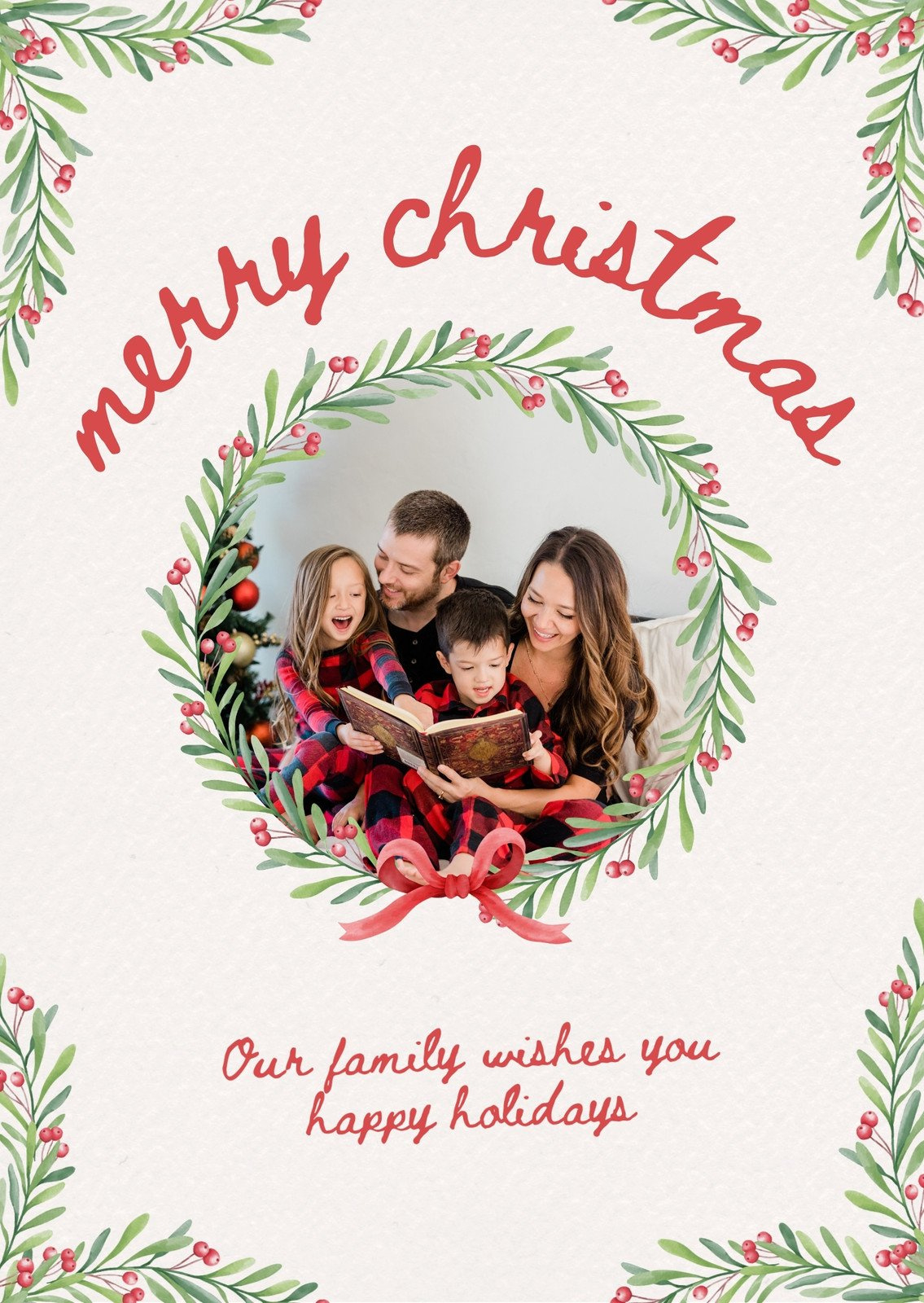 Page 8 - Free Custom Printable Christmas Card Templates | Canva pertaining to Free Custom Christmas Card Printable