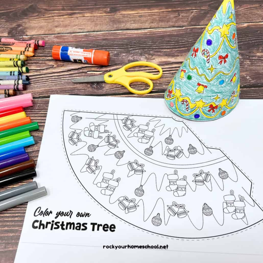 Printable 3D Christmas Tree Template For Diy Holiday Fun (2 Free within Free Printable 3D Paper Christmas Tree Template