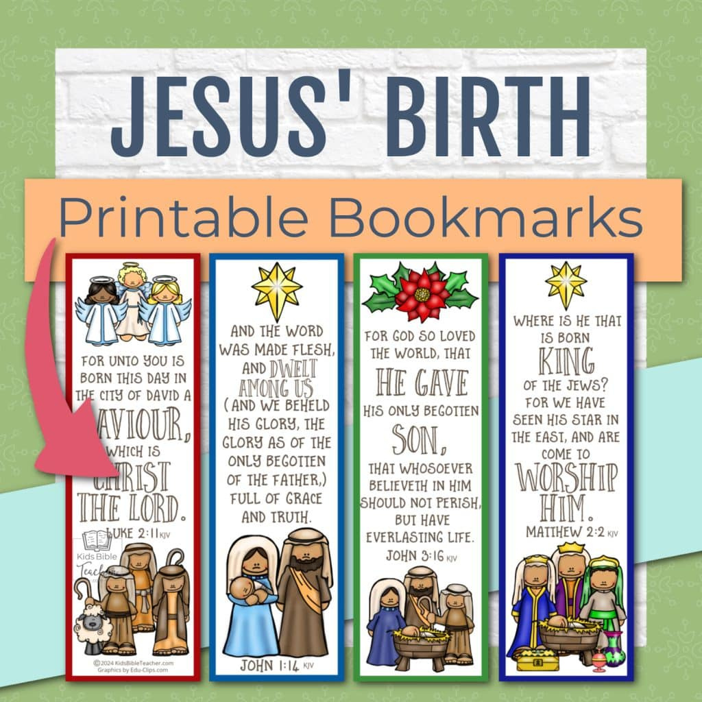 Printable Christmas Bookmarks intended for Free Printable Religious Christmas Bookmarks
