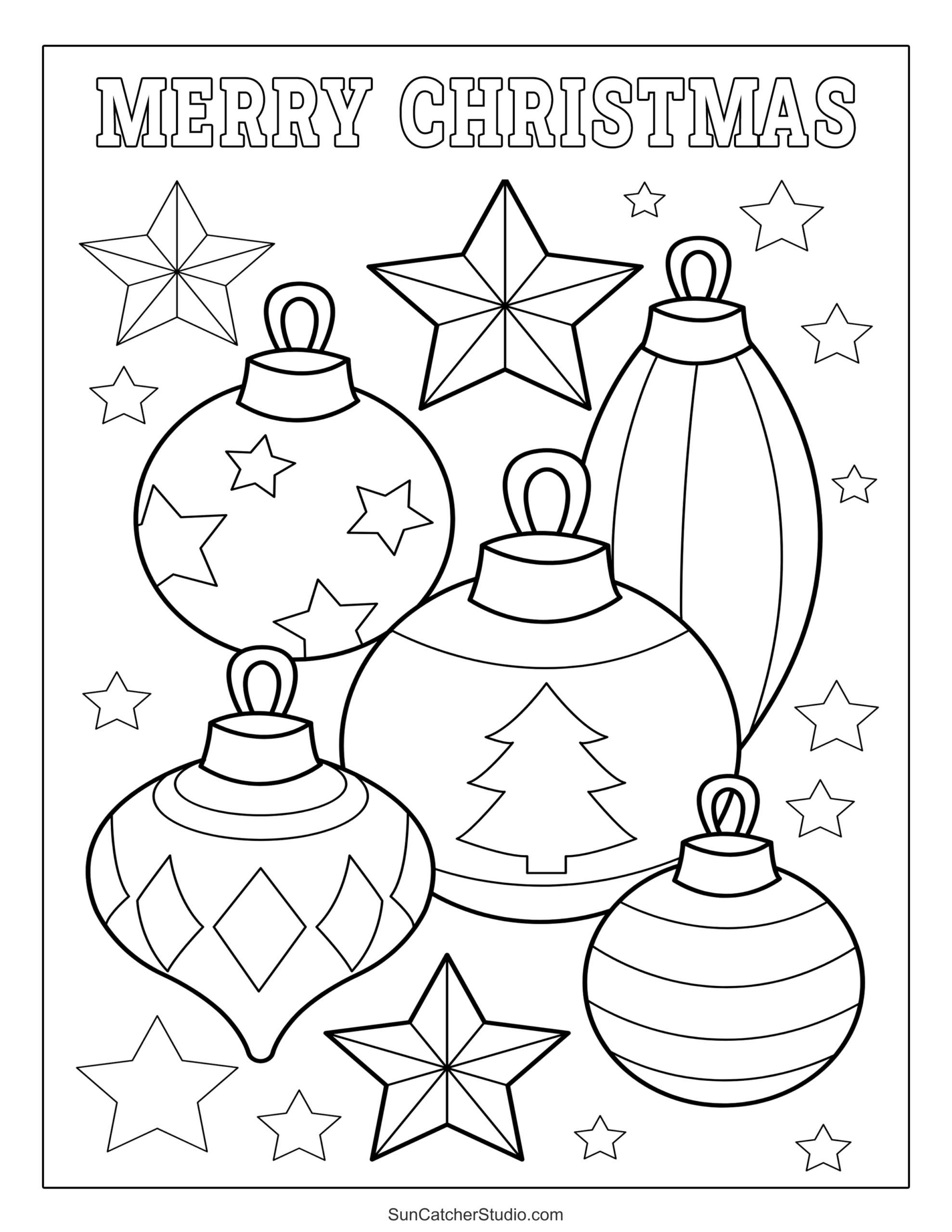 Printable Christmas Coloring Pages And Coloring Sheets – Free throughout Printable Christmas Images to Color