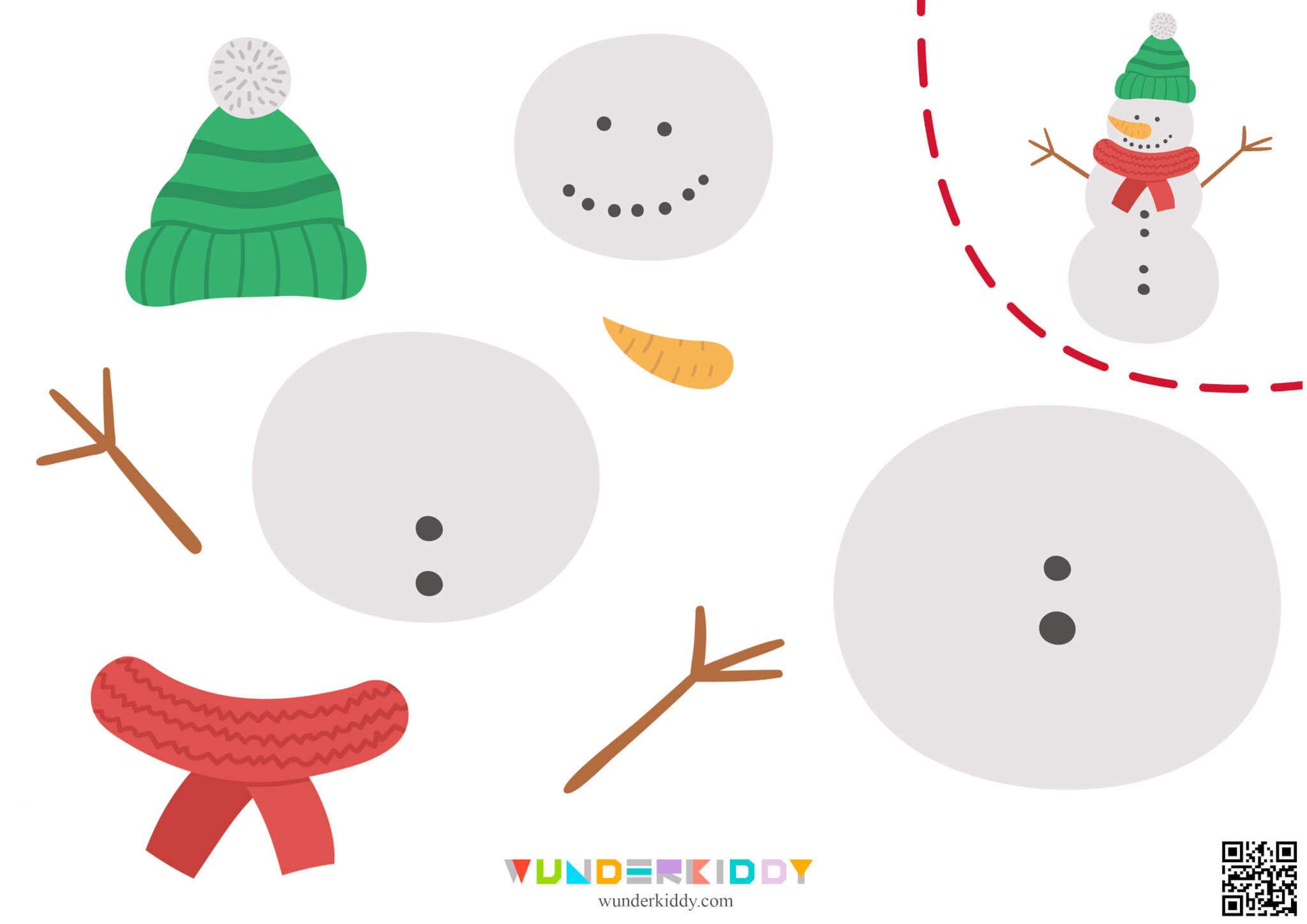 Printable Christmas Cut And Glue Activity For Kids in Free Christmas Cut and Paste Printable