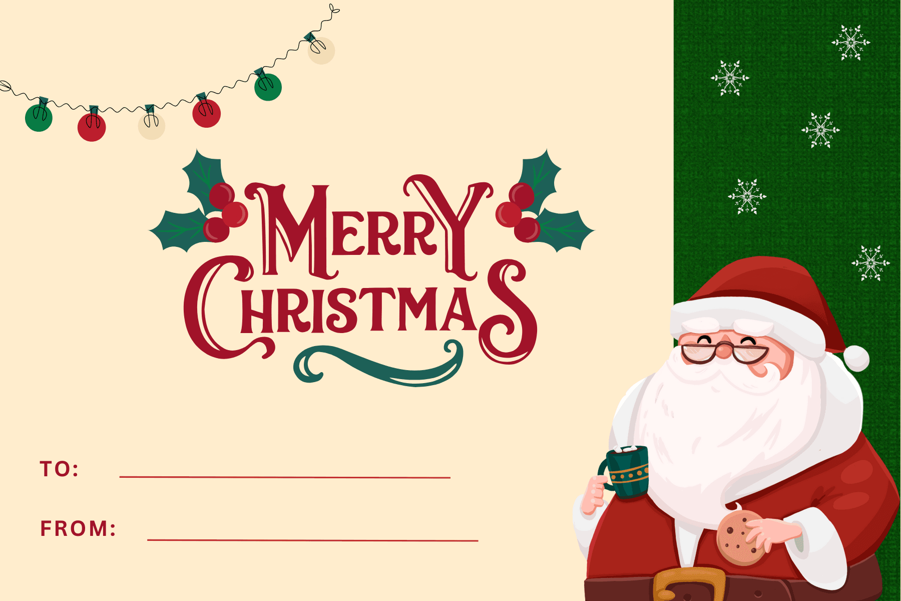 Printable Christmas Gift Carddelenalirio - Raket.ph with regard to Printable Christmas Gift Card