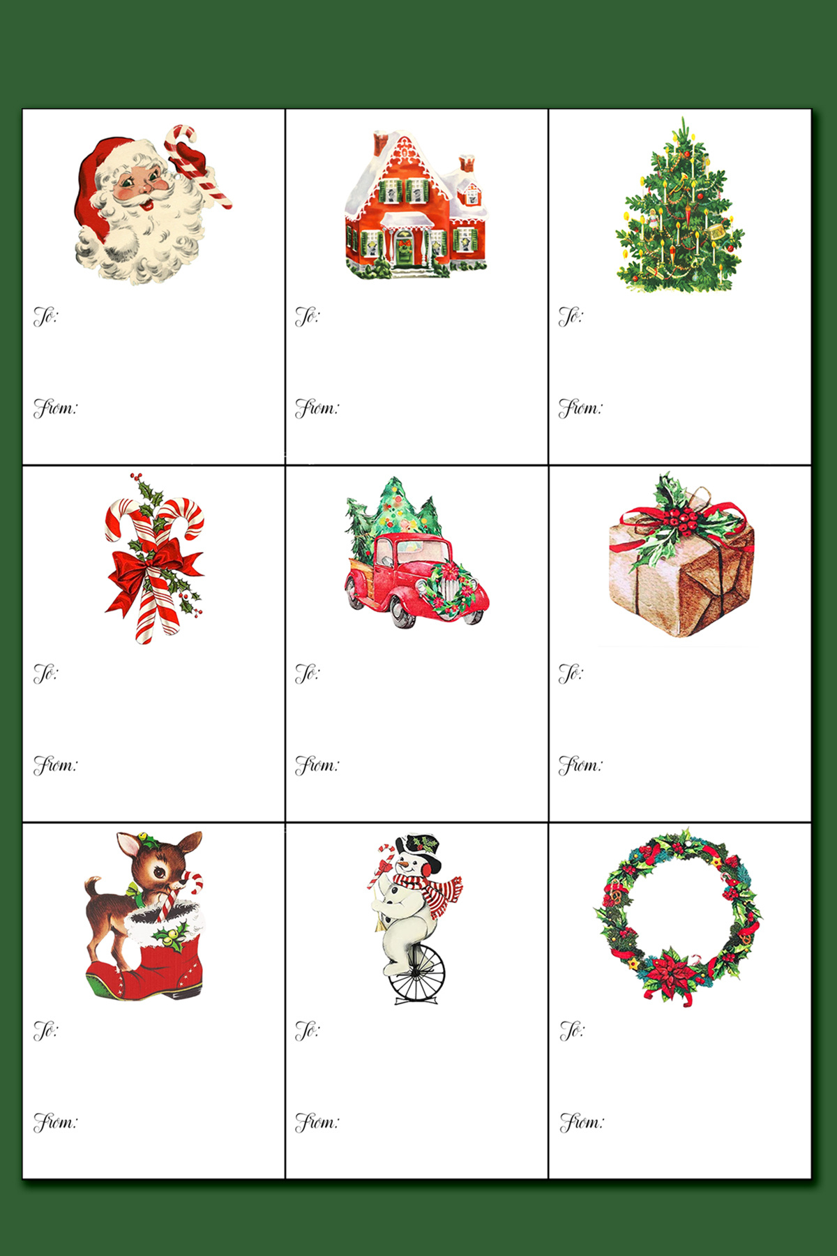 Printable Christmas Labels For Gifts with Free Christmas Printable Stickers