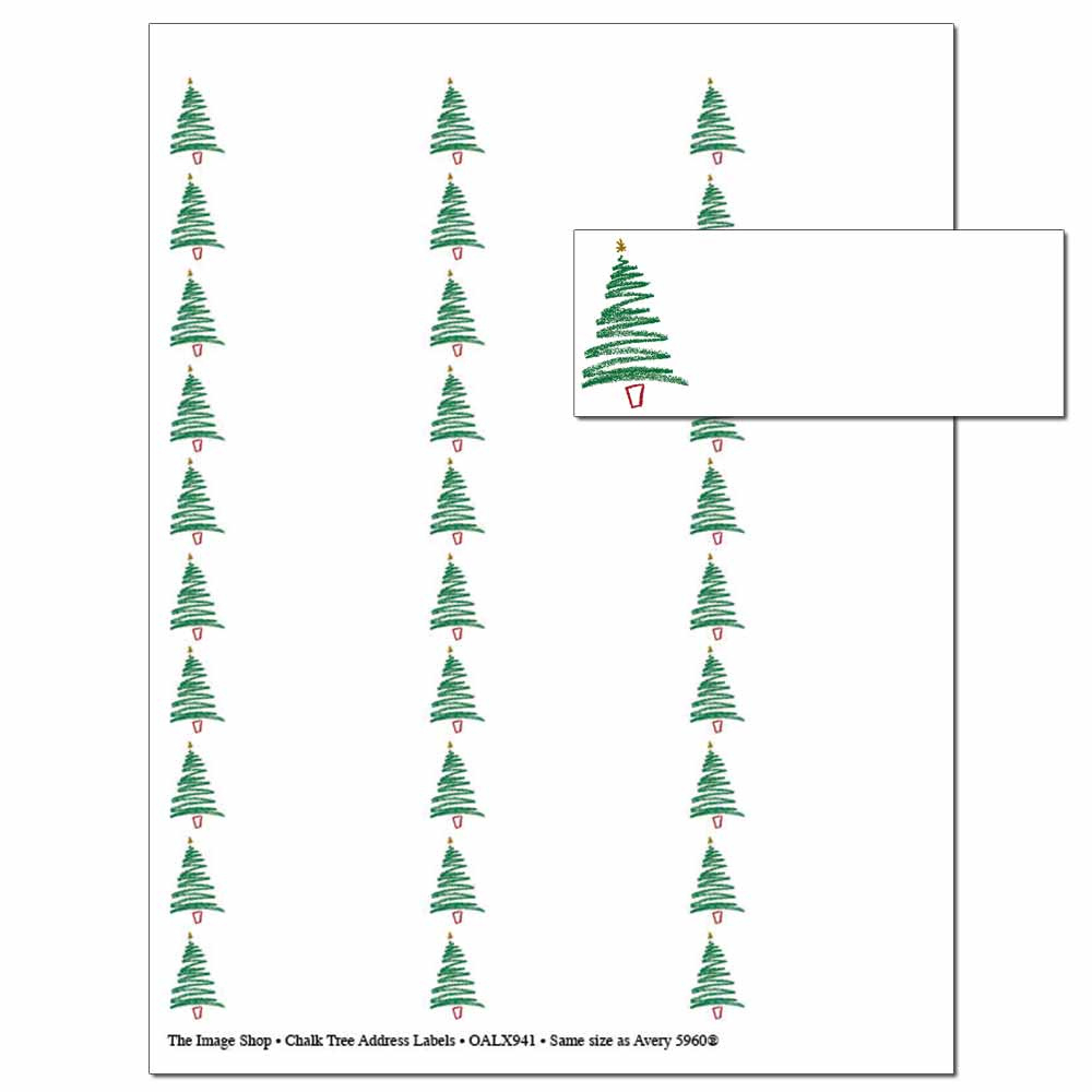 Printable Holiday Address Labels | The Image Shop for Free Printable Christmas Return Address Labels