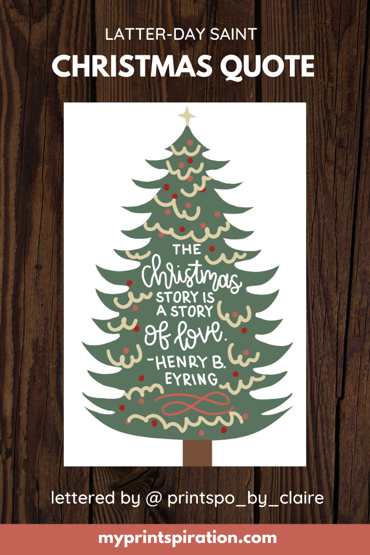 Printspiration: Lds Christmas Quote #4 -- Christmas Story inside Lds Christmas Quotes Printable