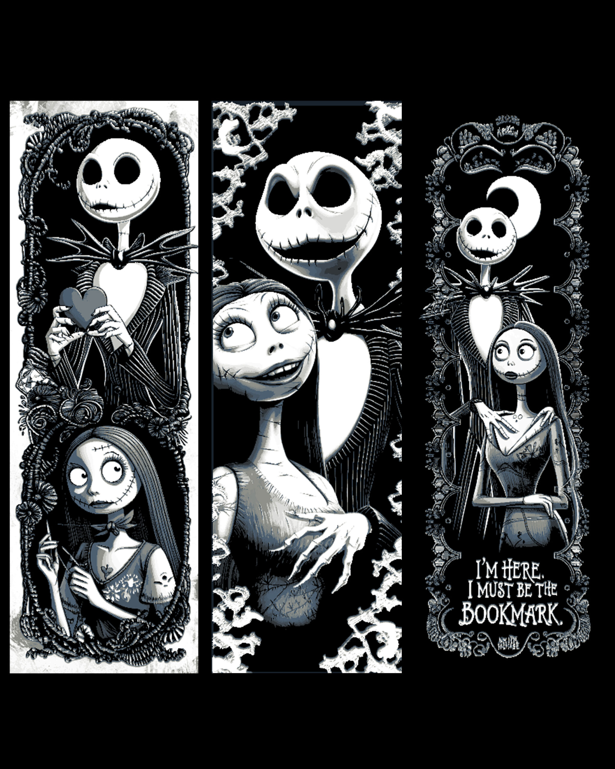Select Membership Plan Including Jack And Sally Bookmarks From intended for Free Printable Nightmare Before Christmas Bookmarks