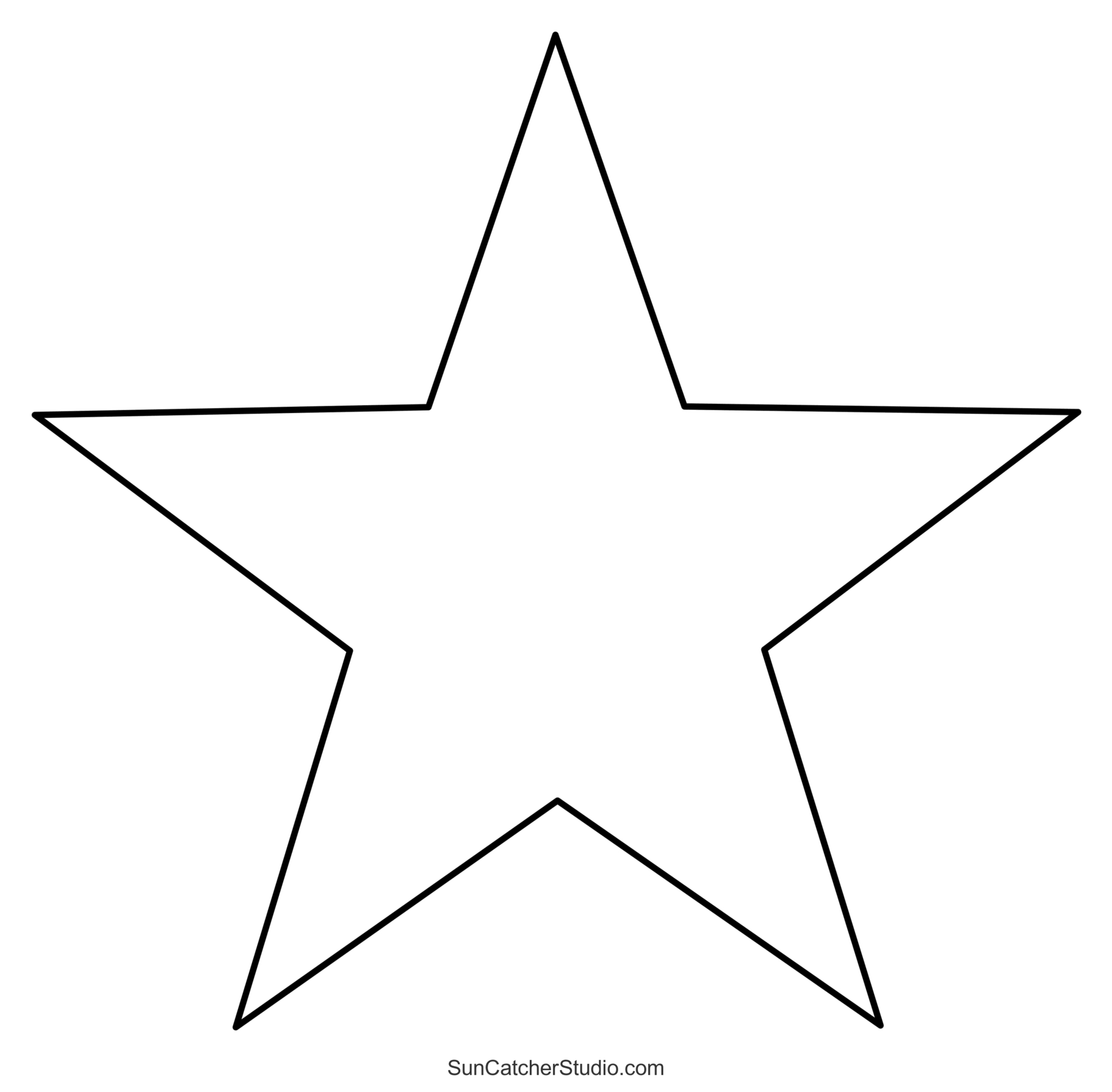 Star Patterns And Templates (Stencils And Clip Art Designs) – Free within Christmas Star Stencil Printable