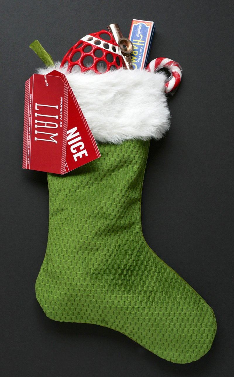 Stocking Tags + 12 Free Christmas Printables - Paging Supermom intended for Christmas Stocking Name Tags Printable