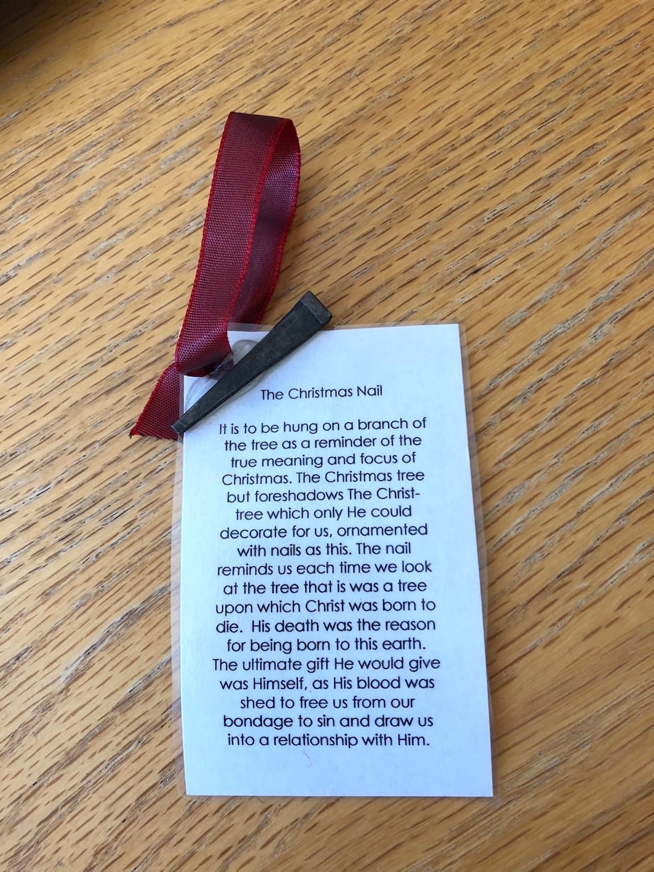 The Christmas Nail Ornament Diy - Forget Him Knot intended for Free Printable Christmas Nail Poem