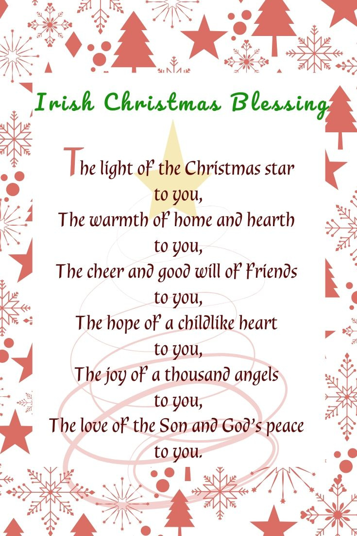 The Light Of The Christmas Star To You - Free Printable in Christmas Star Poem Printable