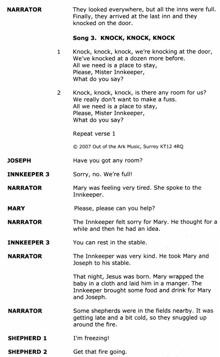 The Nativity | Traditional Nativity | Christmas Play for Free Printable Christmas Play Scripts For Adults