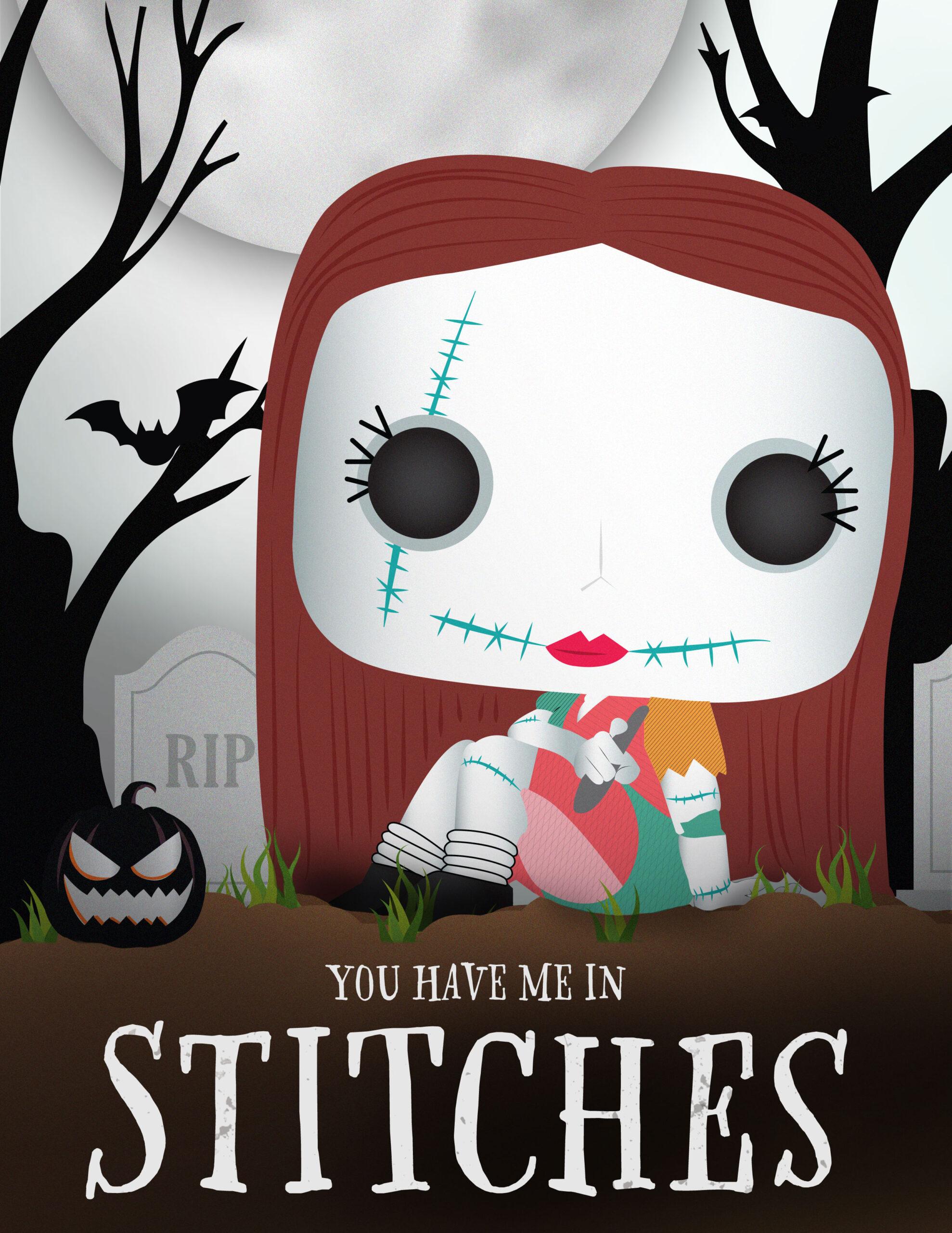 The Nightmare Before Christmas Halloween Greeting Cards within Nightmare Before Christmas Birthday Card Printable