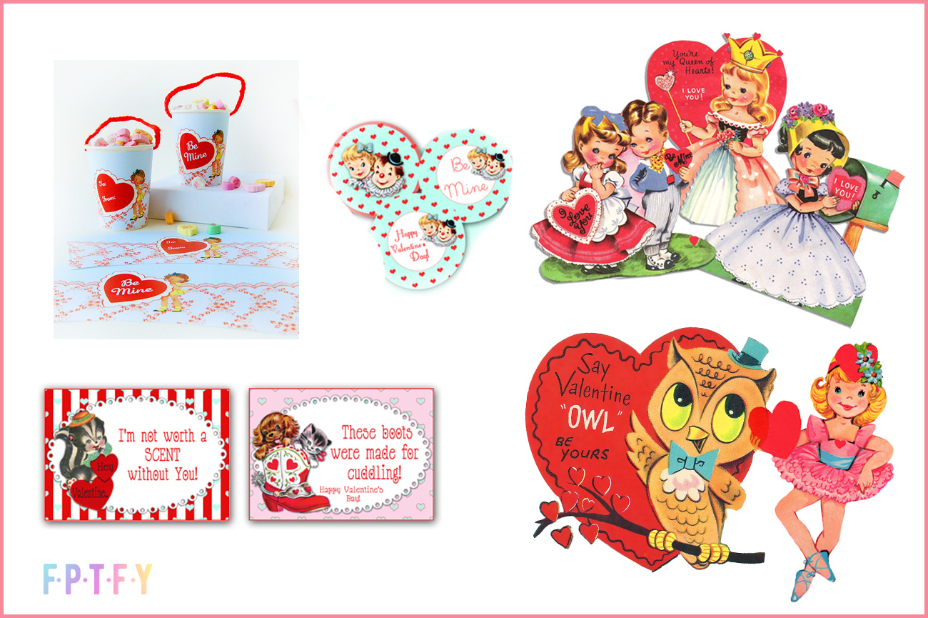 20 Free Vintage Valentine Images And Printables - Free Pretty within Free Vintage Valentines Printables