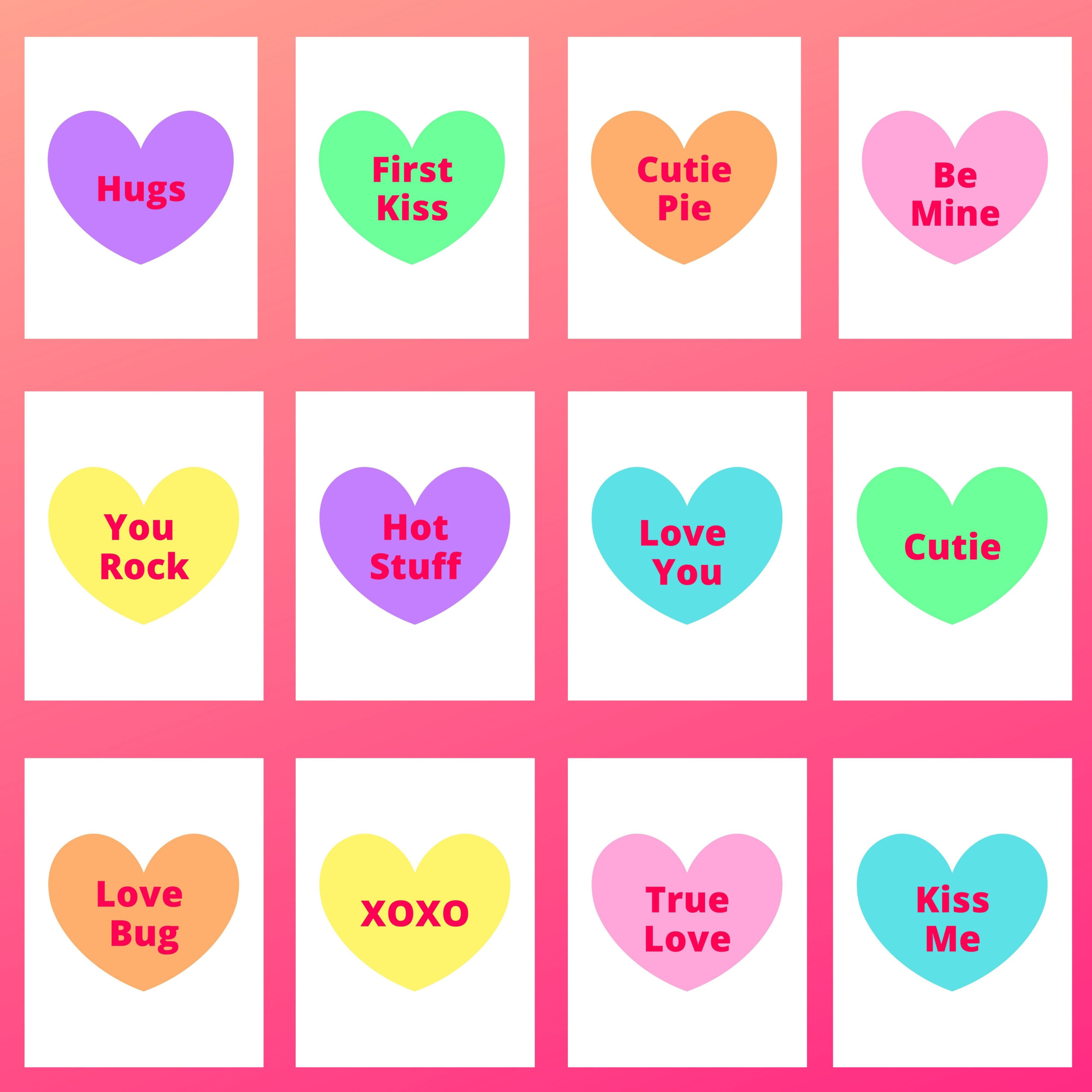 4 Easy Diy Valentine'S Day Printable Banners (Free!) - The regarding Printable Valentine Decorations