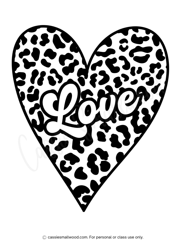 Adorable Heart Coloring Pages - Cassie Smallwood intended for Printable Valentine Hearts Coloring Pages