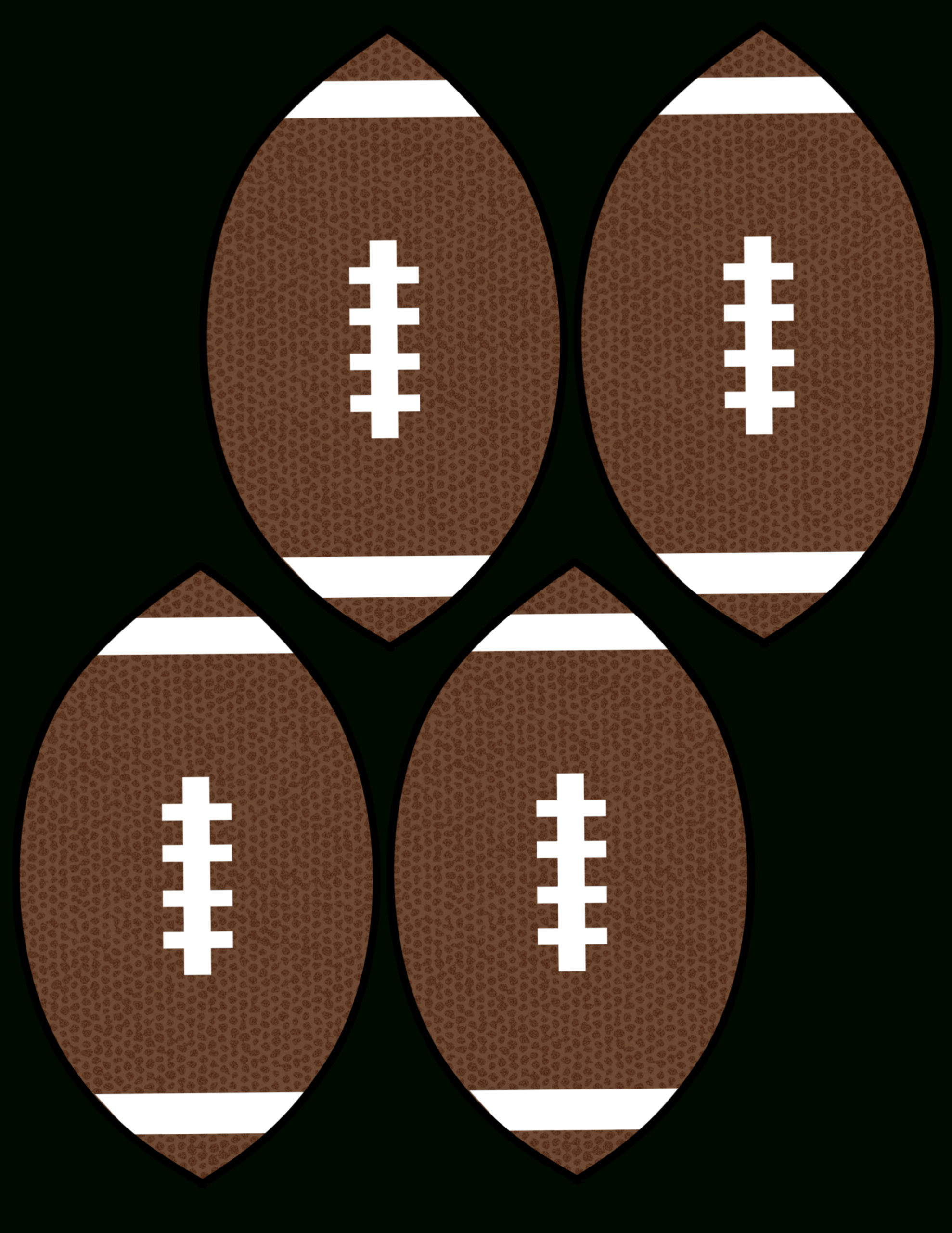 Cheap Super Bowl Decorations {Football Banner} - Paper Trail Design regarding Super Bowl Decorations Printable