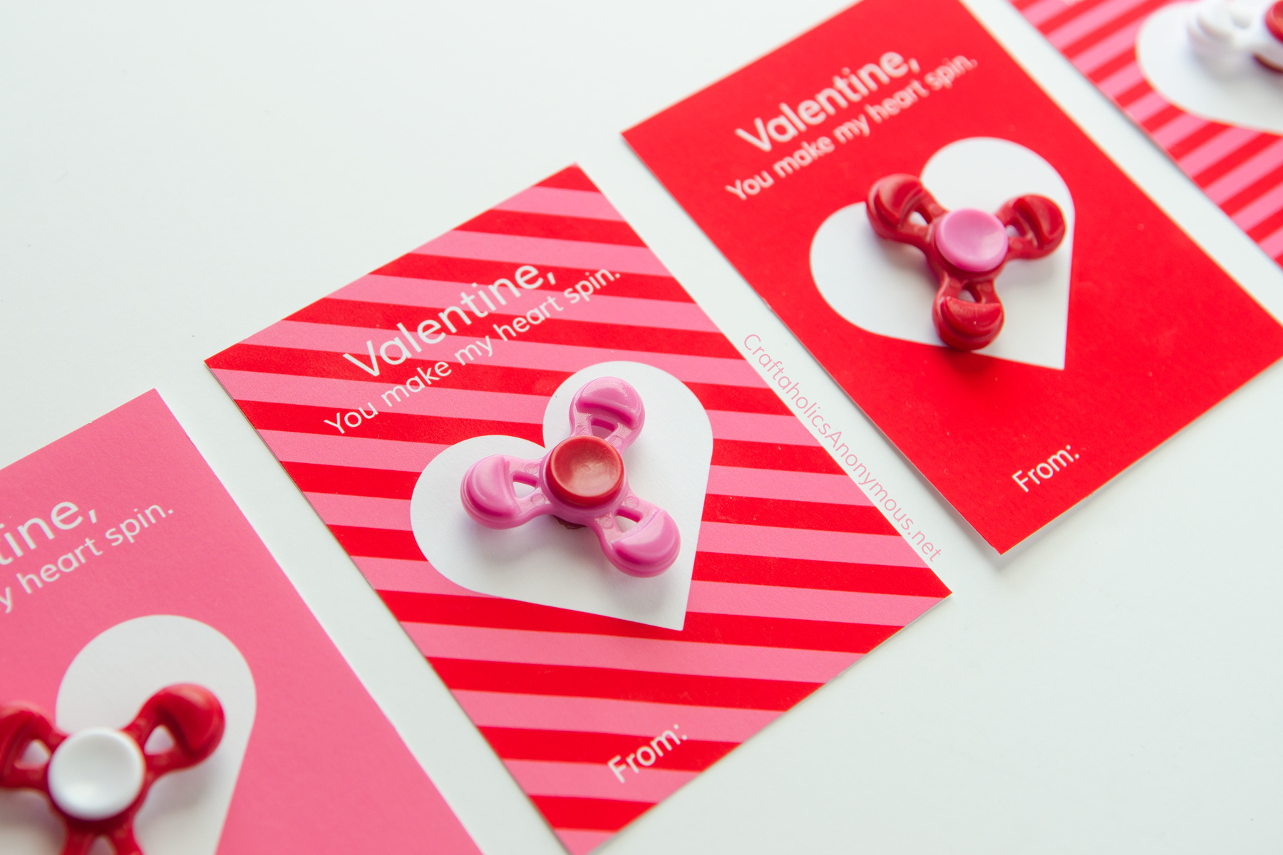 Craftaholics Anonymous® | Fidget Spinner Valentine Printables throughout Fidget Spinner Valentine Printable