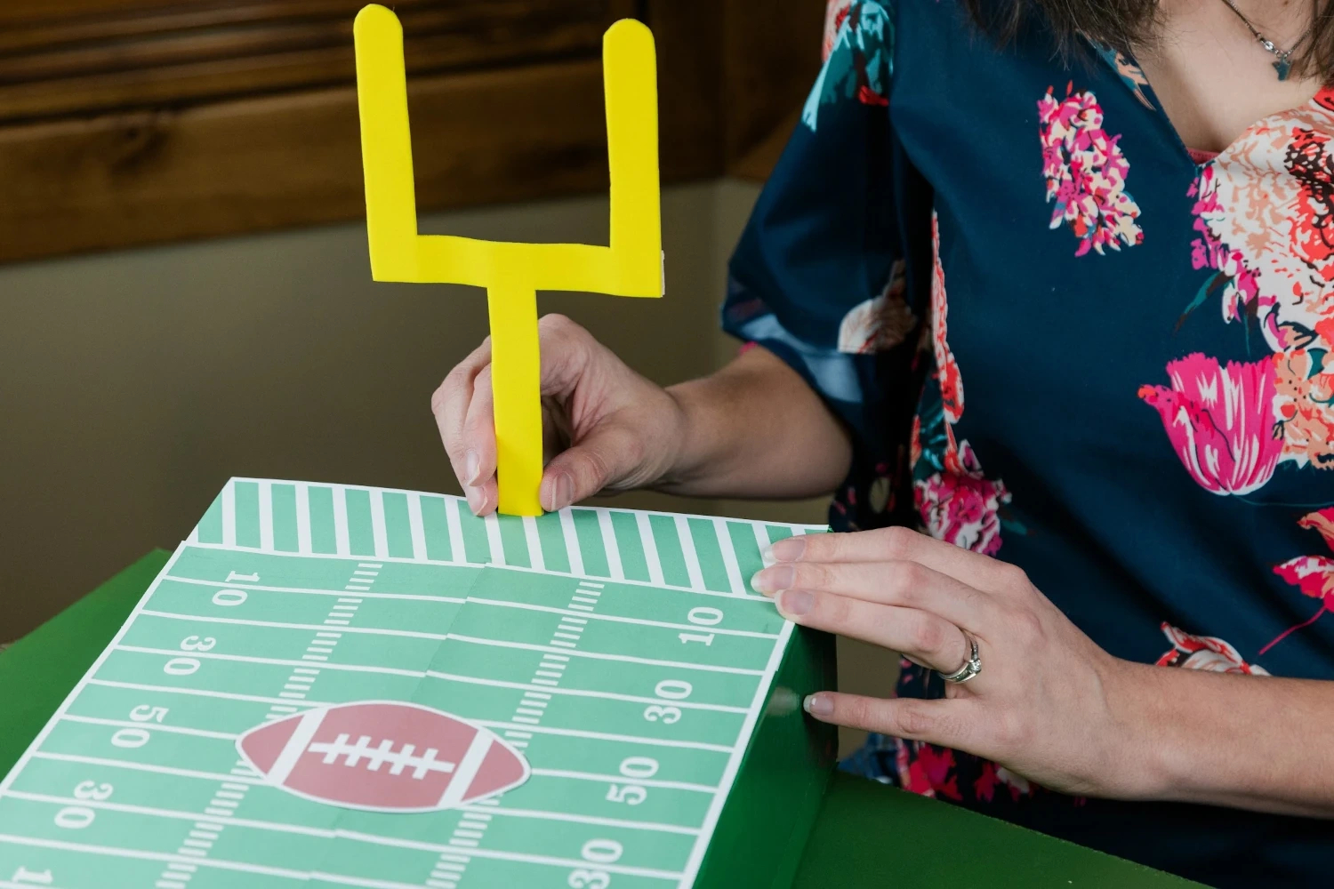 Create A Fun Football Field Valentine Box For Your Kids intended for Football Field Valentine Box Printable
