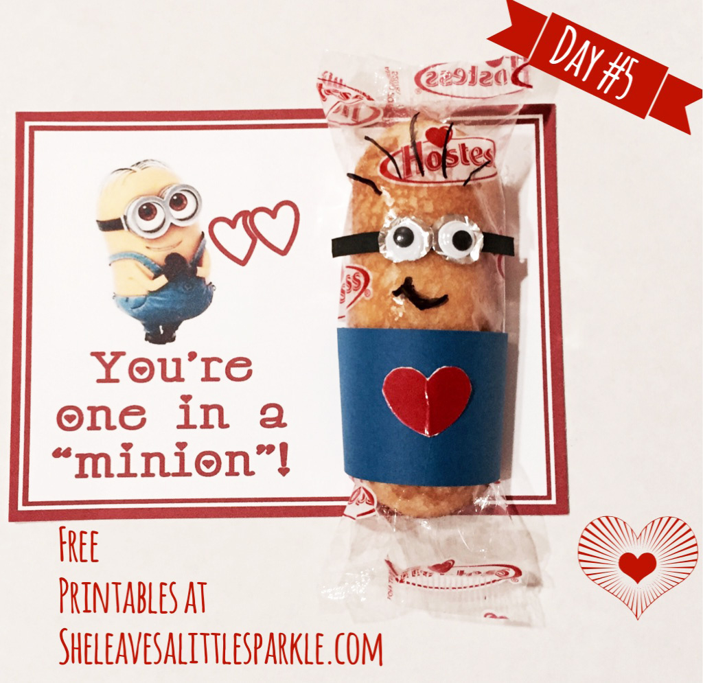 Day #5: You'Re One In A Minion! - Summer Adams intended for Valentine Your One In A Minion Printable
