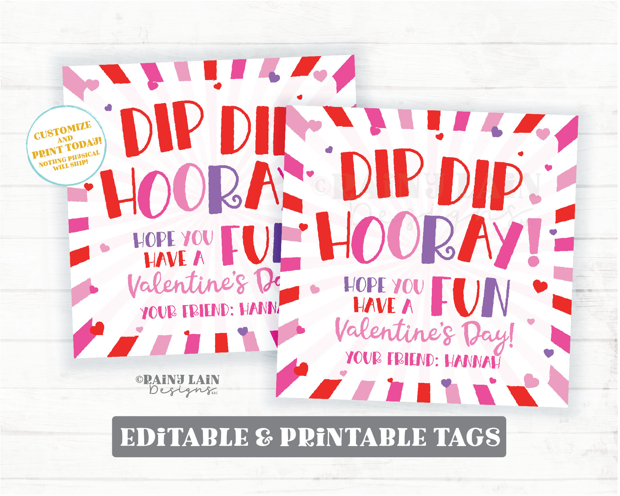 Dip Dip Hooray Have A Fun Valentinstag, Candy Fun Vorschule for Fun Dip Valentine Printable
