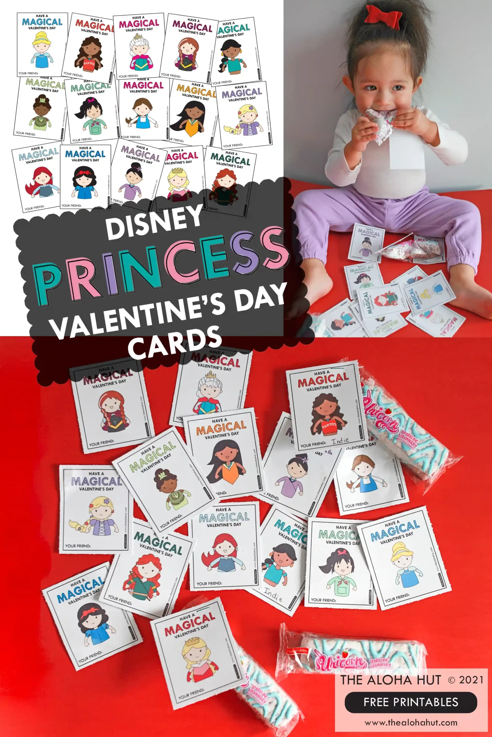 Disney Princess Valentine'S Day Cards - The Aloha Hut inside Free Printable Disney Valentines Day Cards