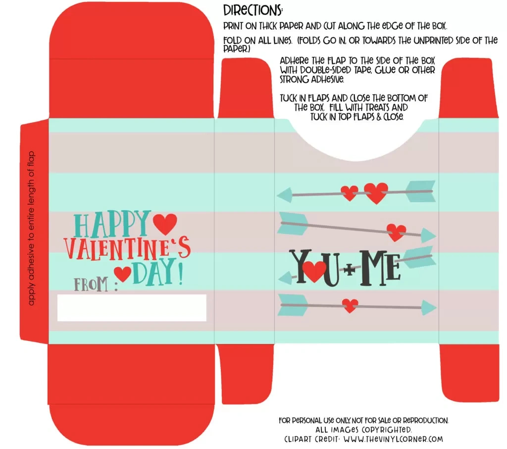 Diy Valentine Box Ideas With Free Printables - Thrifty Nw Mom with Printable Valentine Box Decorations