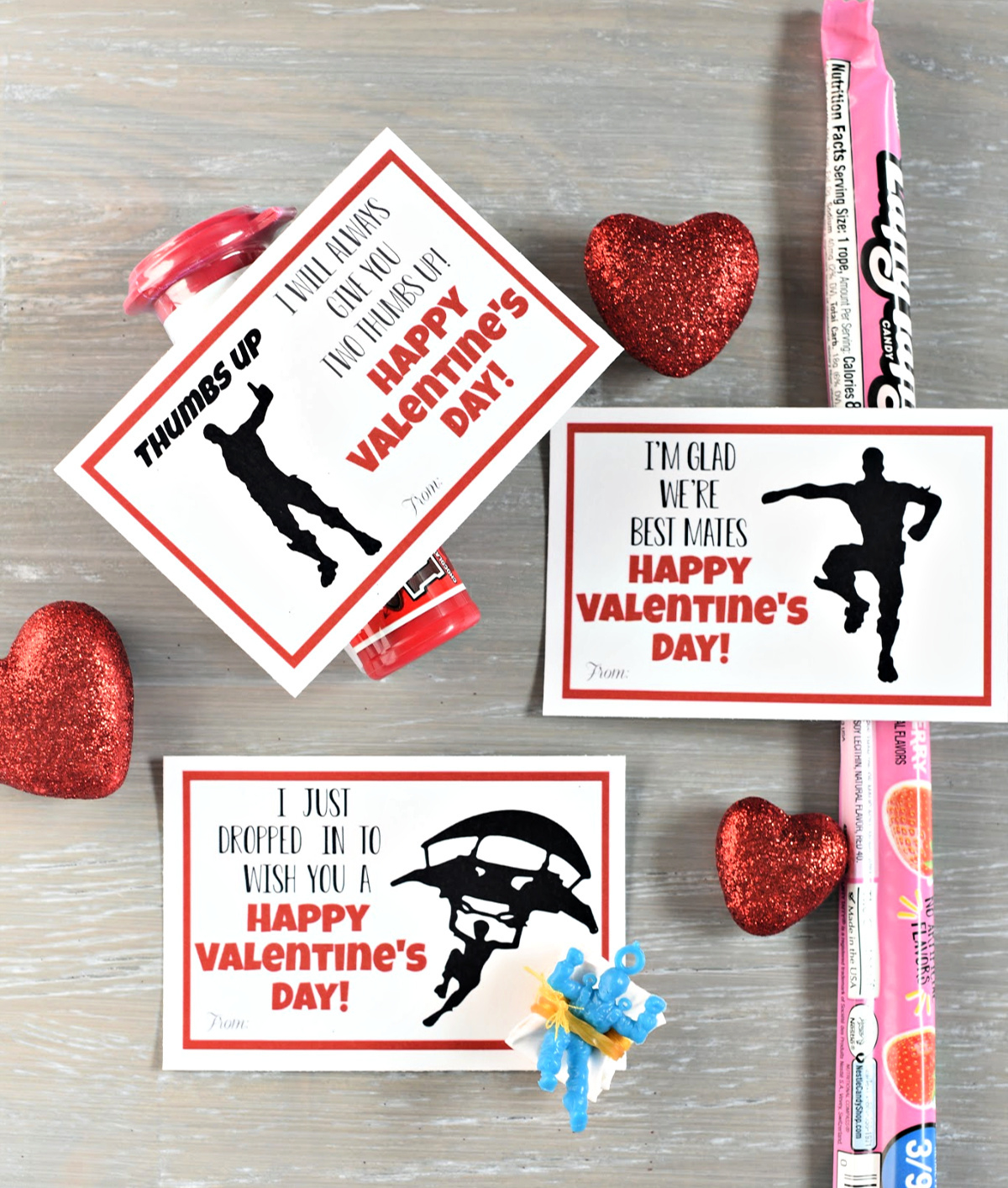 Fortnite Printable Valentines – Fun-Squared intended for Fortnite Valentines Cards Printable