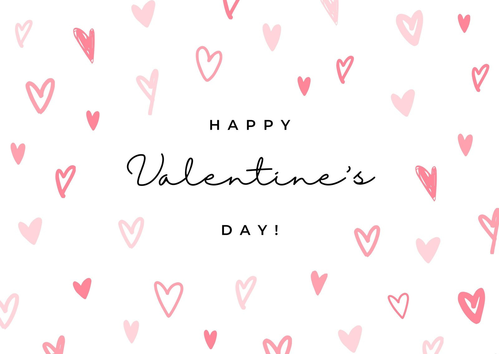 Free Custom Printable Valentine'S Day Card Templates | Canva pertaining to Free Printable Happy Valentines Day Images