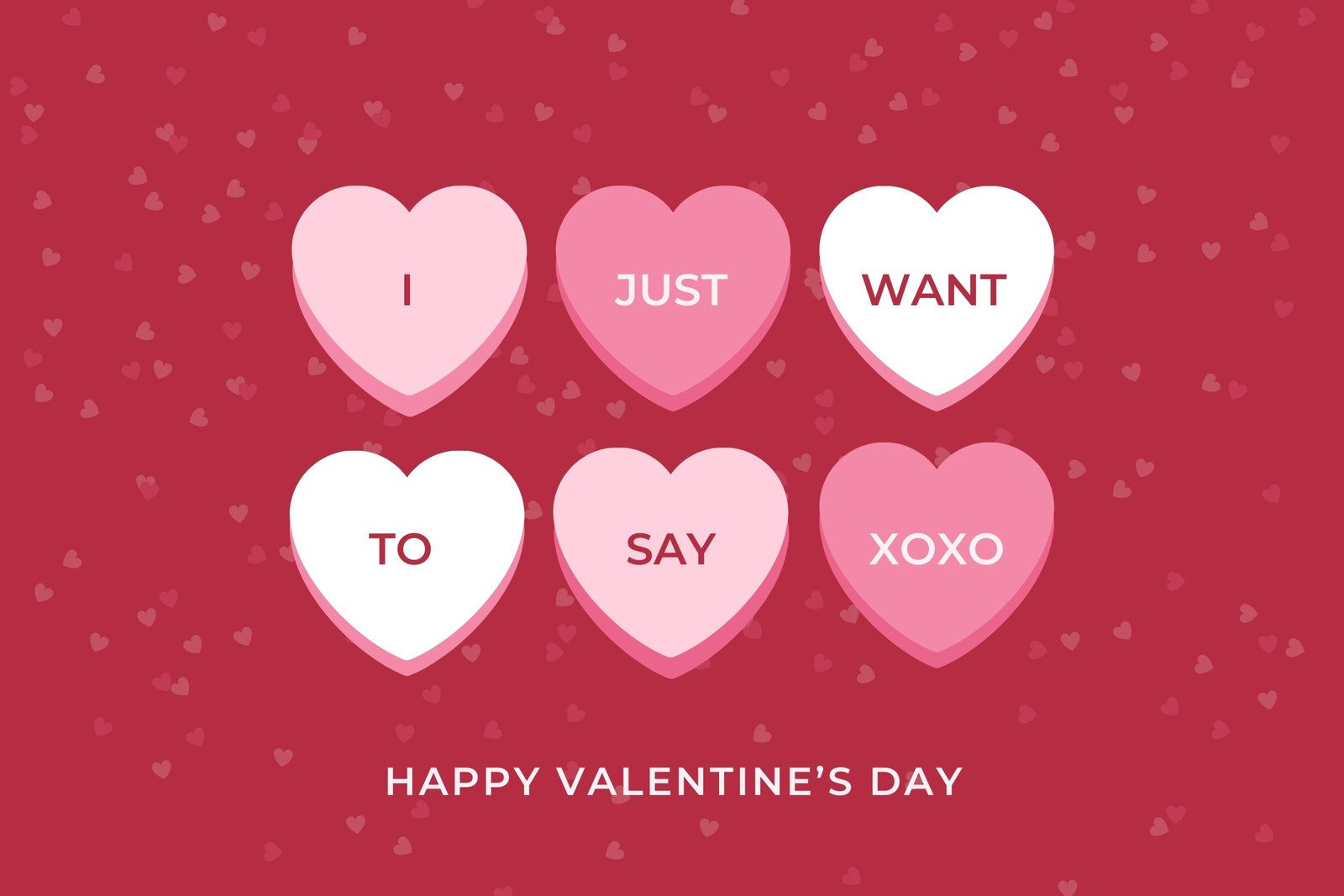 Free Custom Printable Valentine'S Day Card Templates | Canva with Free Online Valentine Cards Printable