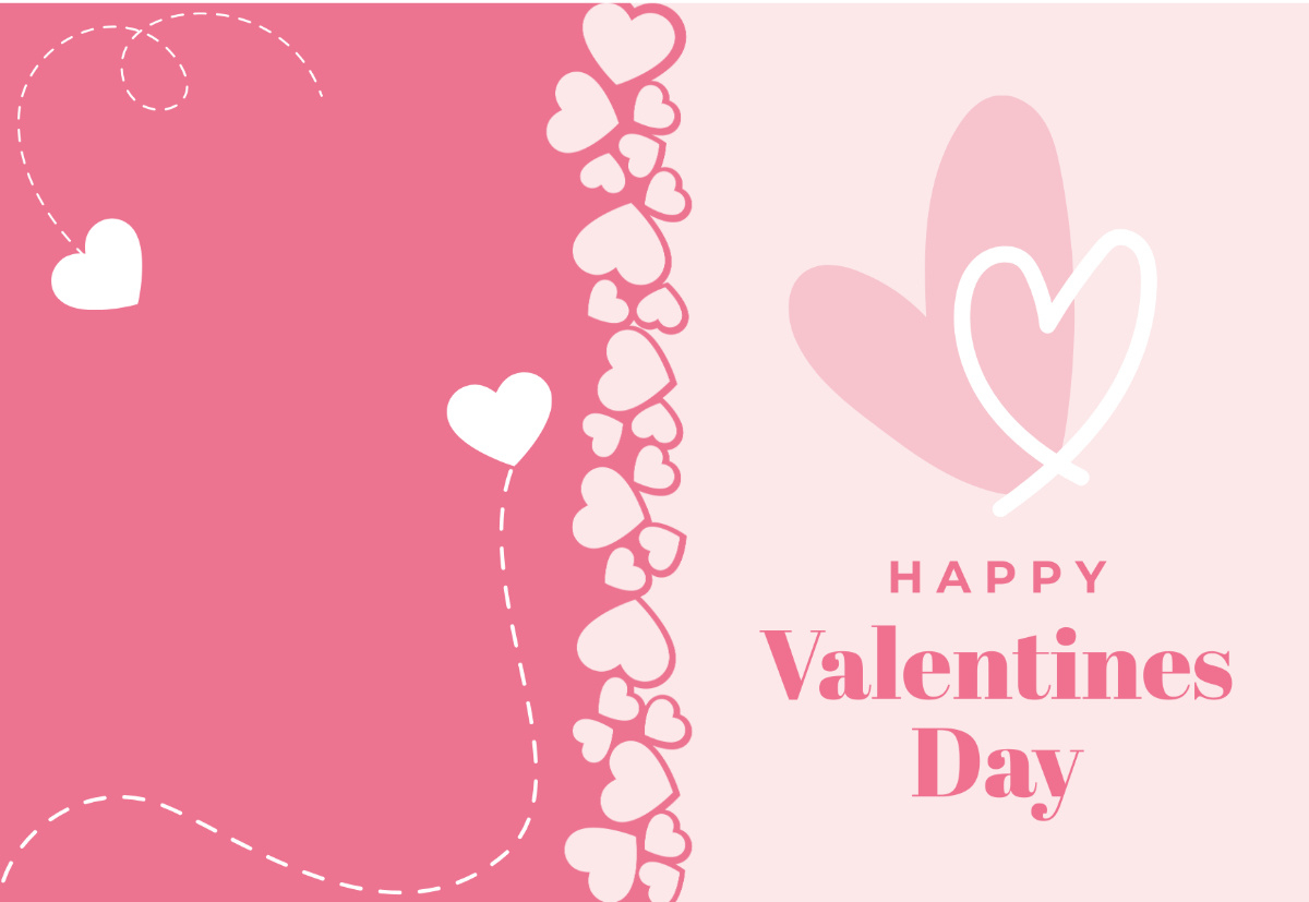 Free Foldable Valentines Card Template To Edit Online intended for Foldable Valentines Day Cards Printable