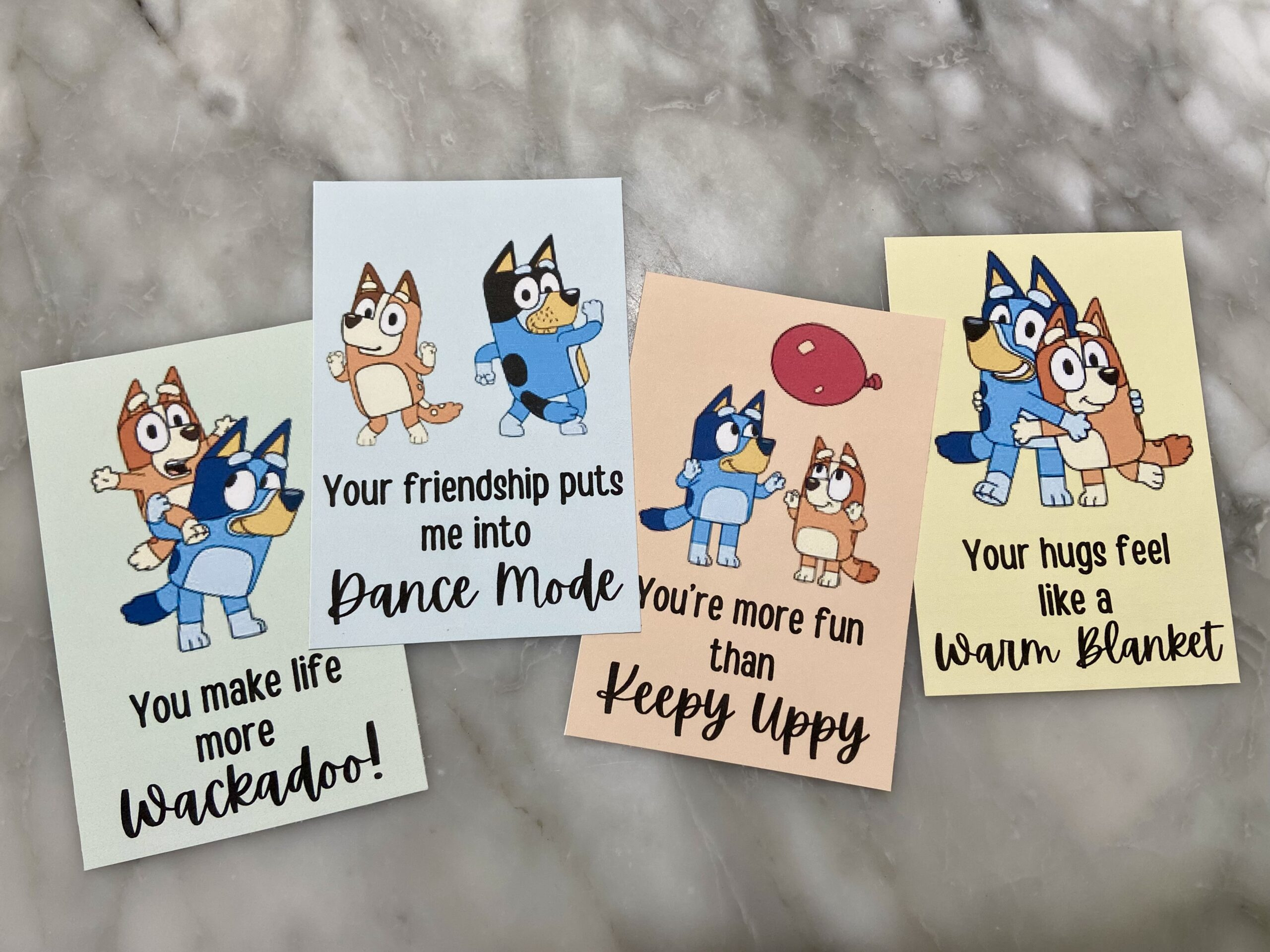 Free Printable Bluey Valentine&amp;#039;S Day Card: Share The Love, Bluey pertaining to Printable Bluey Valentines Cards
