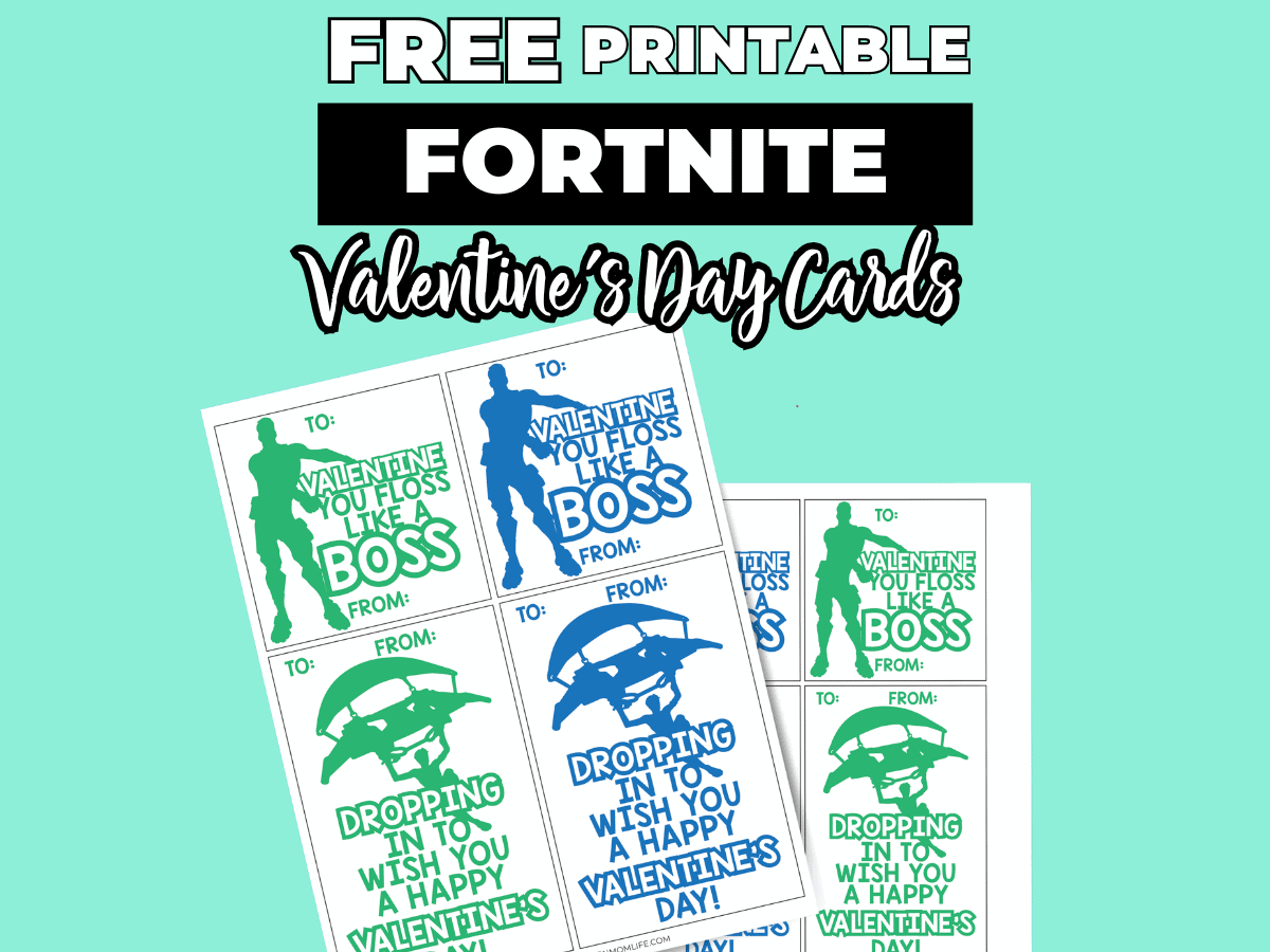 Free Printable Fortnite Valentine'S Day Cards - Modern Mom Life pertaining to Free Printable Fortnite Valentines Cards