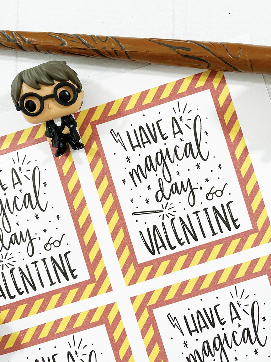 Free Printable Harry Potter Valentines - Pineapple Paper Co. within Free Printable Harry Potter Valentines Day Cards